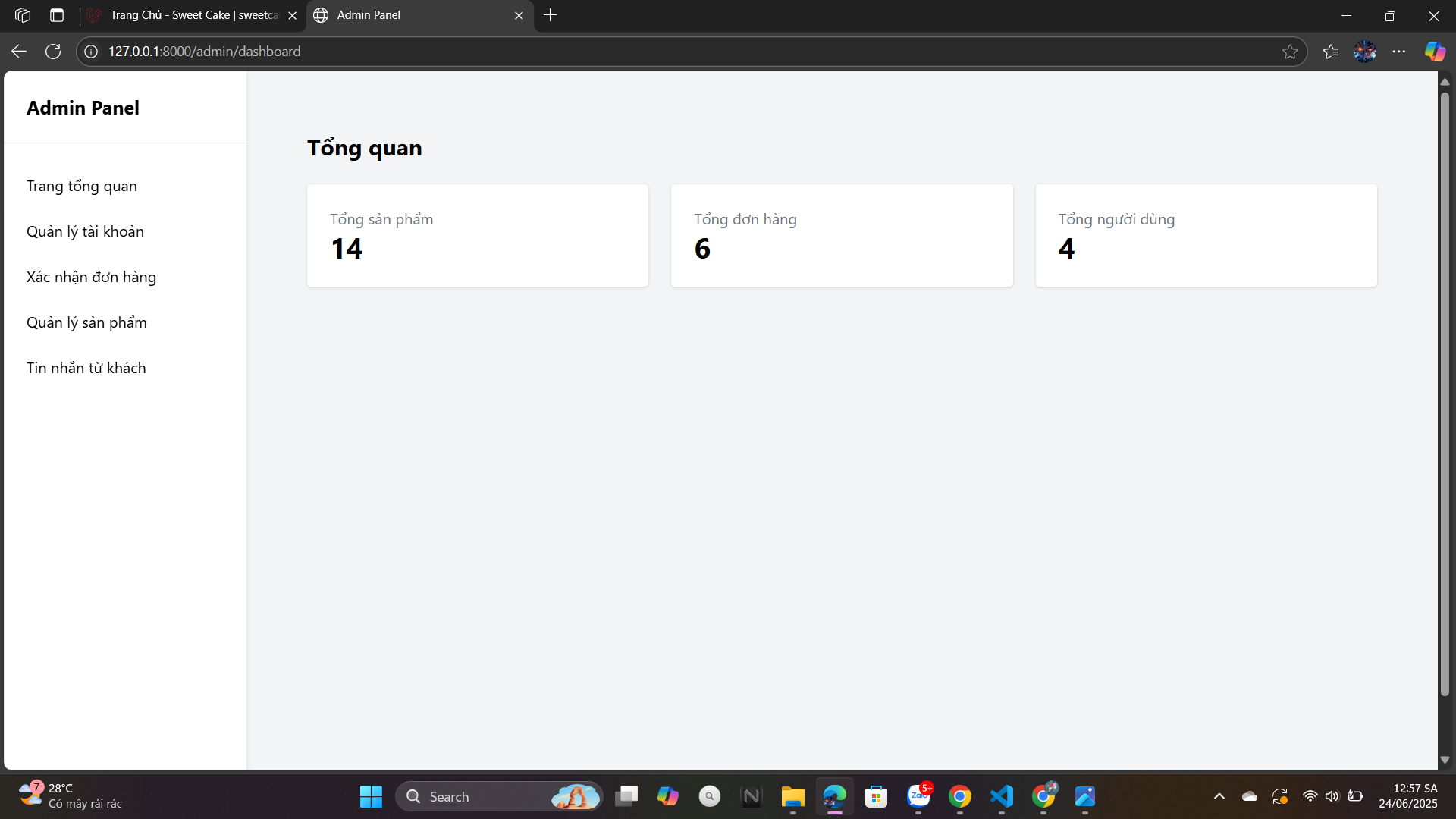 Admin Dashboard